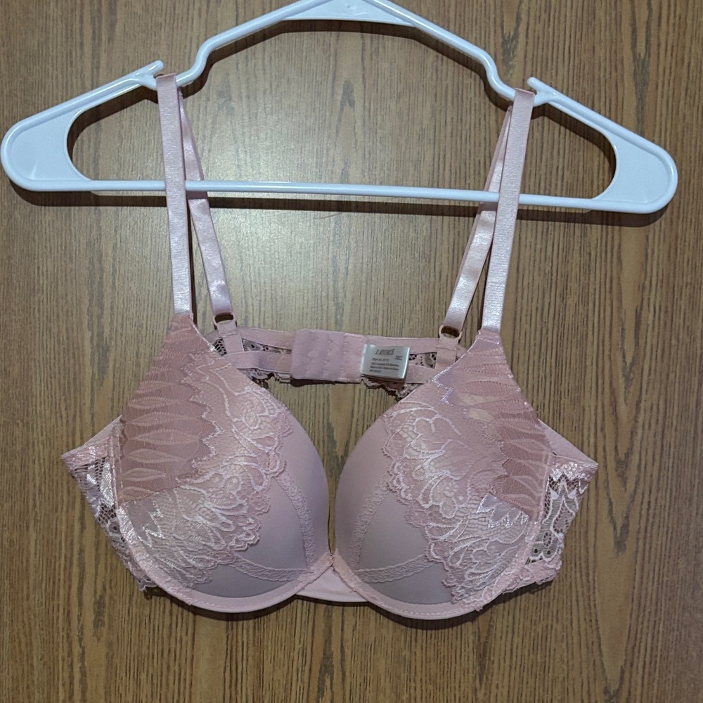 Lace Detail Blush Bra push up
